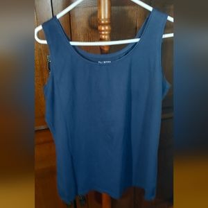 Talbot's Navy Crew Neck Tank